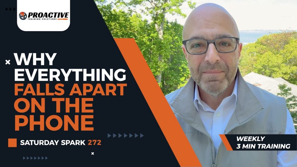 Proactive Training Solutions automotive sales training video — Why Everything Falls Apart on the Phone