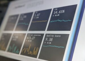 Bdc-training-benchmarks-90-day-build-guide - proactive training solutions Dashboard of performance tiles showing charts and metrics, including 'quality score' panel with a small line graph.
